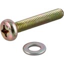 Ver imagem 1 de Parafuso com Arruela para Suporte de TV Vonder M6 X 35mm para Fixacao de Aparelhos Televisores