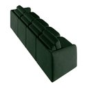 Ver imagem 7 de Sofá Cama Modulado Retrátil e Reclinável Decorativo Varsóvia 316cm Veludo Verde G33 - Gran Belo