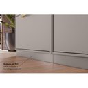 Ver imagem 6 de Balcão Cozinha 1 Porta 3 Gavetas 120cm com Pia Inox 100% MDF Rodapé em PVC Essence Itatiaia Cinza/Fendi