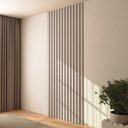 Ver imagem 2 de Painel Ripado de Madeira para Sala Quarto 89x250cm Bairon D03 Fendi - Lyam Decor