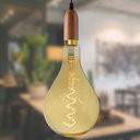 Ver imagem 2 de Lâmpada Led Blumenox Filamento Giant Gota 4W E27 Bivolt 2200K Luz Quente Âmbar