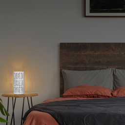Luminária Abajur Taschibra Flora E27 Bivolt Branco - 2