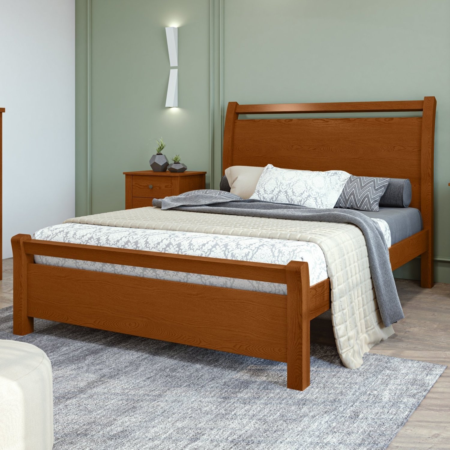 Cama de Casal Mdf/mdp 119x209cm Reali - 1