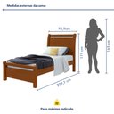 Ver imagem 5 de Cama de Solteiro em Mdp/mdf 119x209cm Reali