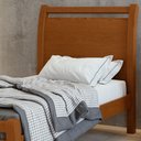 Ver imagem 6 de Cama de Solteiro Cabeceira com Detalhes Curvos Madeira Reali Frassino