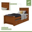 Ver imagem 7 de Bicama Solteiro 2 Gavetas Mdf Athenas