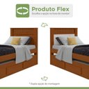 Ver imagem 6 de Bicama Solteiro 2 Gavetas Mdf Athenas