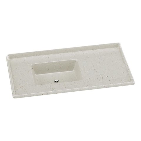 Pia de Cozinha Mármore Sintético 100x53cm Multimóveis CR20478  