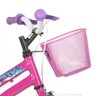 Bicicleta Infantil Aro 16 Tina Com Cesta Rosa Houston Bike - 3