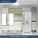 Ver imagem 2 de Armário Paneleiro 2 Portas Confort Marrom/Cinamomo/Off White
