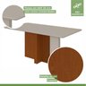 Mesa de Jantar Retangular 160x80cm 6 Lugares Tampo MDF Astrid - 5