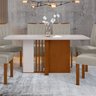 Mesa de Jantar Retangular 160x80cm 6 Lugares Tampo MDF Astrid - 2