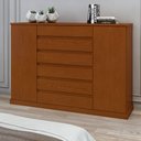 Ver imagem 2 de Cômoda 2 Portas 7 Gavetas 3 Prateleiras Vedra