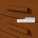 Ver imagem 4 de Cômoda 8 Gavetas 2 Portas Toronto 119x142x47 Cm