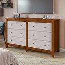 Ver imagem 2 de Cômoda 6 Gavetas em Mdp/mdf Maggiore New