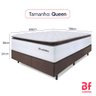 Cama Box Queen Colchão Molas Ensacadas Pillow Top Extra Conforto 158x198 Premium Sleep Bf Colchões - 6