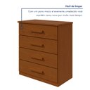 Ver mais imagens de Cômoda 4 Gavetas 88 X 97,5cm Baião