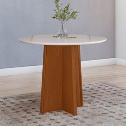 Mesa de Jantar 4 Lugares Quadrada Tampo de Vidro Celebrare - 2