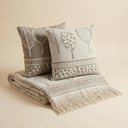 Ver imagem 3 de Kit Manta e Almofadas Decorativas para Sofá Bahamas Caramelo - Nexta Casa