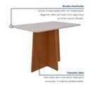 Ver imagem 5 de Mesa de Jantar 120x80cm Tampo Mdf/vidro Celebrare