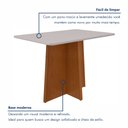 Ver imagem 6 de Mesa de Jantar 120x80cm Tampo Mdf/vidro Celebrare