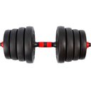 Ver imagem 7 de Halter Anilha Barra Kettlebell Kit Musculação 6 em 1 - 40kg Yangfit