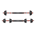 Ver imagem 4 de Halter Anilha Barra Kettlebell Kit Musculação 6 em 1 - 40kg Yangfit