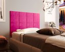 Ver imagem 1 de Cabeceira Cama Solteiro 0,90 Million Rosa