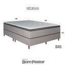 Ver imagem 4 de Colchão King Molas Ensacadas Vision + Base 193x203x71 Bom Pastor