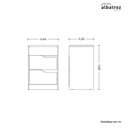 Ver imagem 7 de Mesa de Cabeceira 2 Gavetas sem Pés Doble