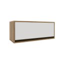 Ver imagem 1 de Armário Geladeira 1 Porta Basculante Confort Marrom/Cinamomo/Off White