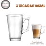 Jogo c/ 3 Xicaras de Vidro Dolce Gusto Nespresso 185Ml - 5