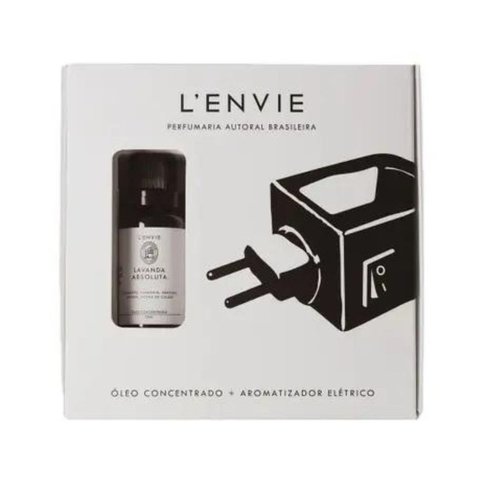 Kit Aromatizador Eletrico+oleo Concentrado Lavanda Absoluta - 20ml