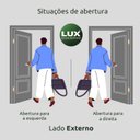Ver imagem 7 de Porta de Aluminio Seteira 210x80cm Linha Premium Lux-esquadrias Abertura Esquerda