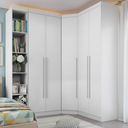 Ver imagem 1 de Guarda Roupa Modulado Safira 009 em Mdf com 5 Portas e 6 Gavetas Una Mobília
