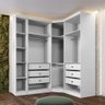 Guarda Roupa Modulado Safira 009 em Mdf com 5 Portas e 6 Gavetas - 2