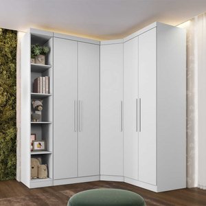 Guarda Roupa Modulado Safira 009 em Mdf com 5 Portas e 6 Gavetas