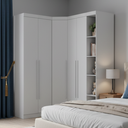 Ver imagem 2 de Guarda Roupa Modulado Safira 009 em Mdf com 5 Portas e 6 Gavetas Una Mobília