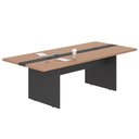 Ver imagem 2 de Mesa de Reunião Executiva 6 Lugares Premium 2,40m Noce