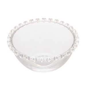 Bowl Cumbuca de Cristal Coração Transparente 13cm Lyor