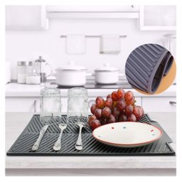 Tapete Escorredor de Louças Grande Silicone Bar Resistente - 1