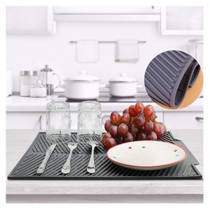 Tapete Escorredor de Louças Grande Silicone Bar Resistente
