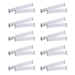 Organizador Divisor de Gaveta Ajustavel Expansivel Kit 10 Unidades Armario Cozinha Guarda Roupa Sepa - 1