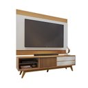 Ver imagem 2 de Rack com Painel para TV até 75 Polegadas Pés Madeira Maciça Deslizante Veneza