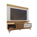 Ver imagem 2 de Rack com Painel para TV até 75 Polegadas 200CMX195,2cm Pés em Madeira Maciça Deslizante Veneza Marrom
