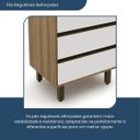 Ver imagem 6 de Armário Gabinete para Cozinha 4 Gavetas Confort Marrom/Cinamomo/Off White