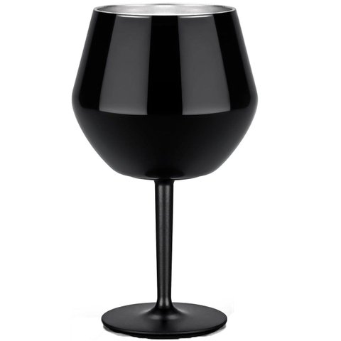 Taça Copo Termico Inox 2 em 1 Drink Vinho Cocktail Bebida Gelada Resistente Lazer Festa Evento Praia