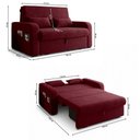 Ver imagem 6 de Sofá Cama 2 Lugares Compacto com Baú 140 Larg Lady Day Matrix