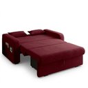 Ver imagem 4 de Sofá Cama 2 Lugares Compacto com Baú 140 Larg Lady Day Matrix