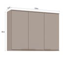 Ver imagem 3 de Armário Aéreo 120cm 3 Portas Deseo